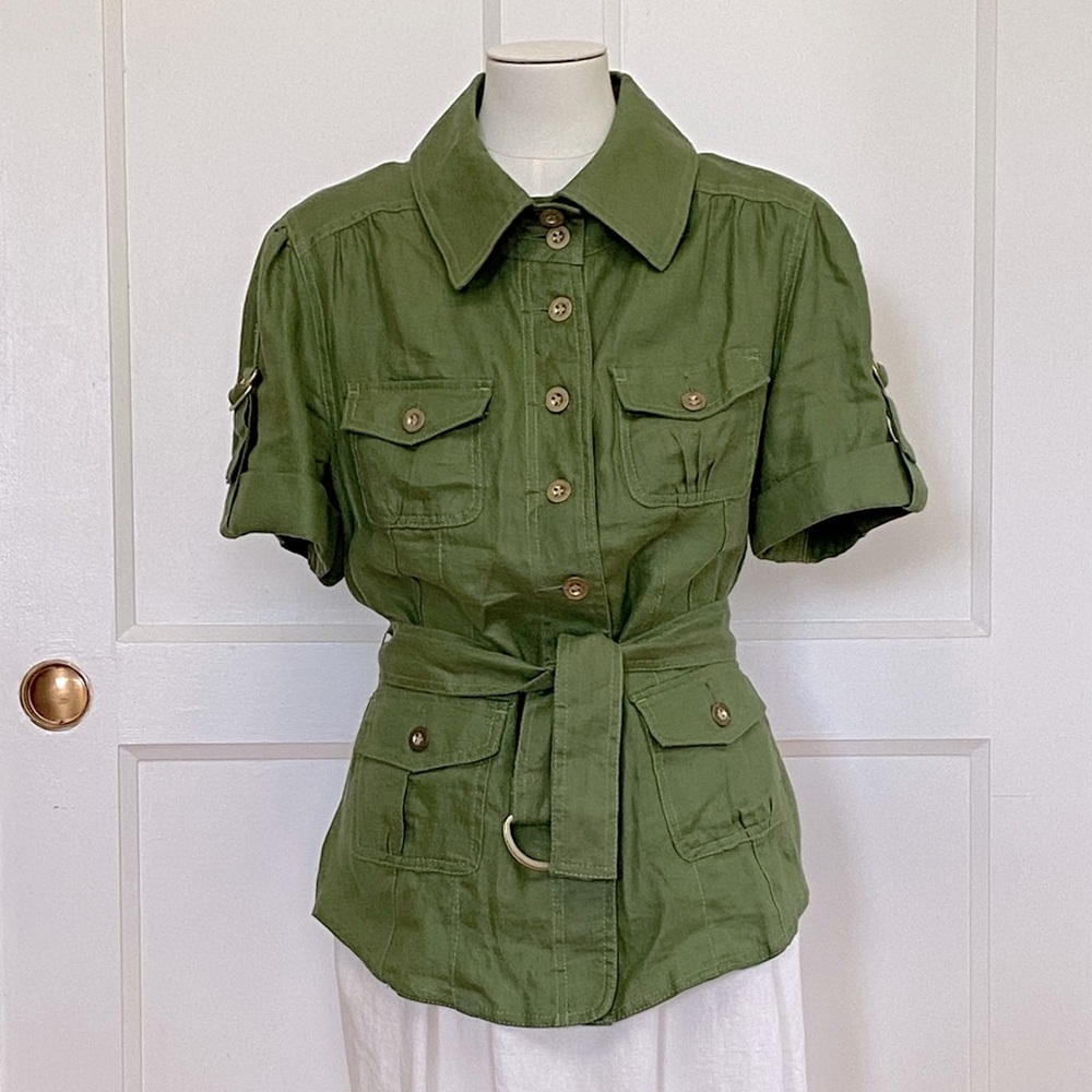 Live a Little 100% Linen Shacket